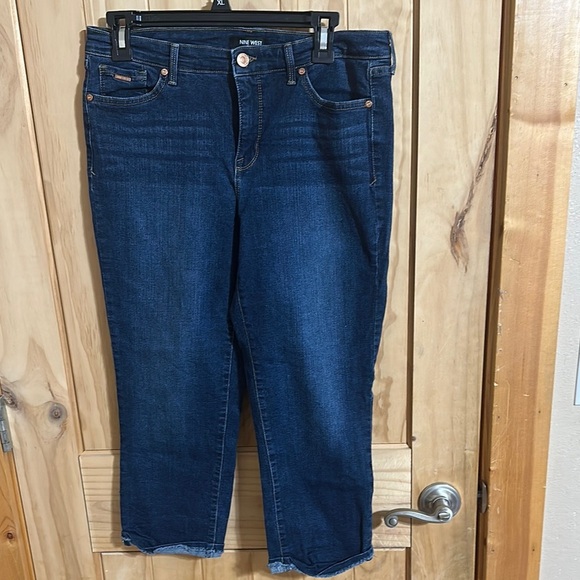 Nine West Blue Ankle Cropped Jeans - Picture 1 of 4